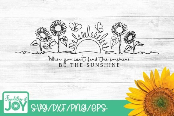 Be the Sunshine SVG: A Continuous Line Art Review