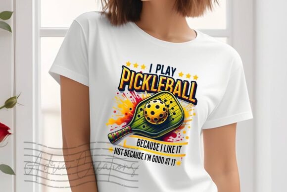Funny Pickleball Sublimation Clipart PNG Graphics for T-Shirt Designs