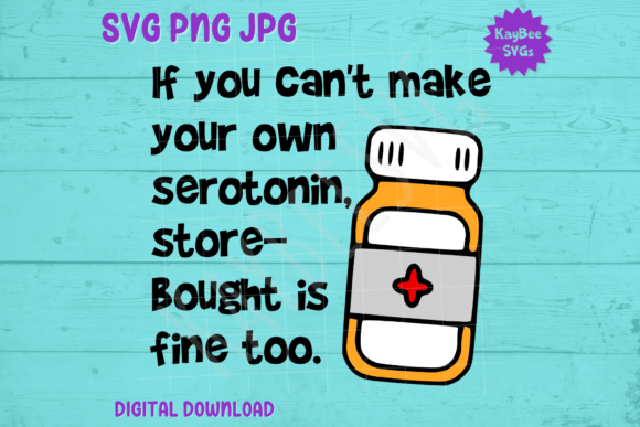 If You Can't Make Your Own Serotonin SVG Graphics